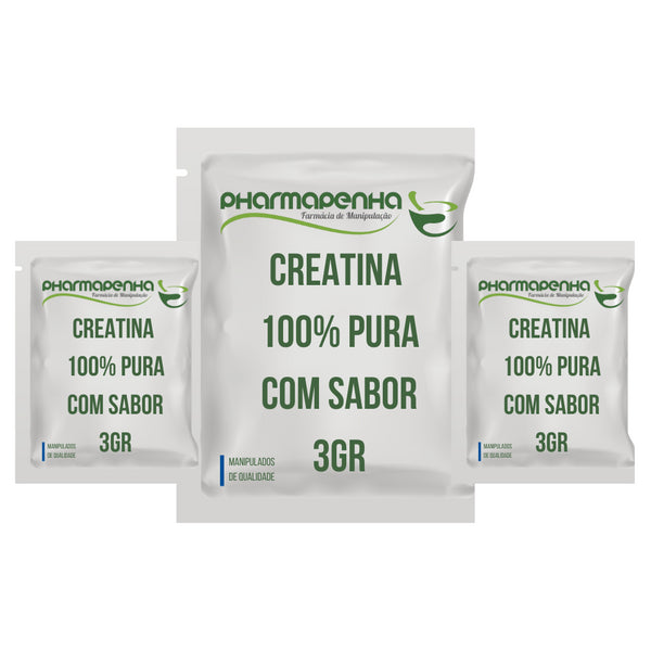 Creatina 100% Pura 3gr Sabores